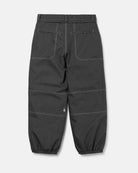 Volcom men's Lapper snow pants in black, 2027 model, shown from the side view