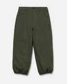 Volcom Men's Lapper snow pants in dark green, 2027 model, front view