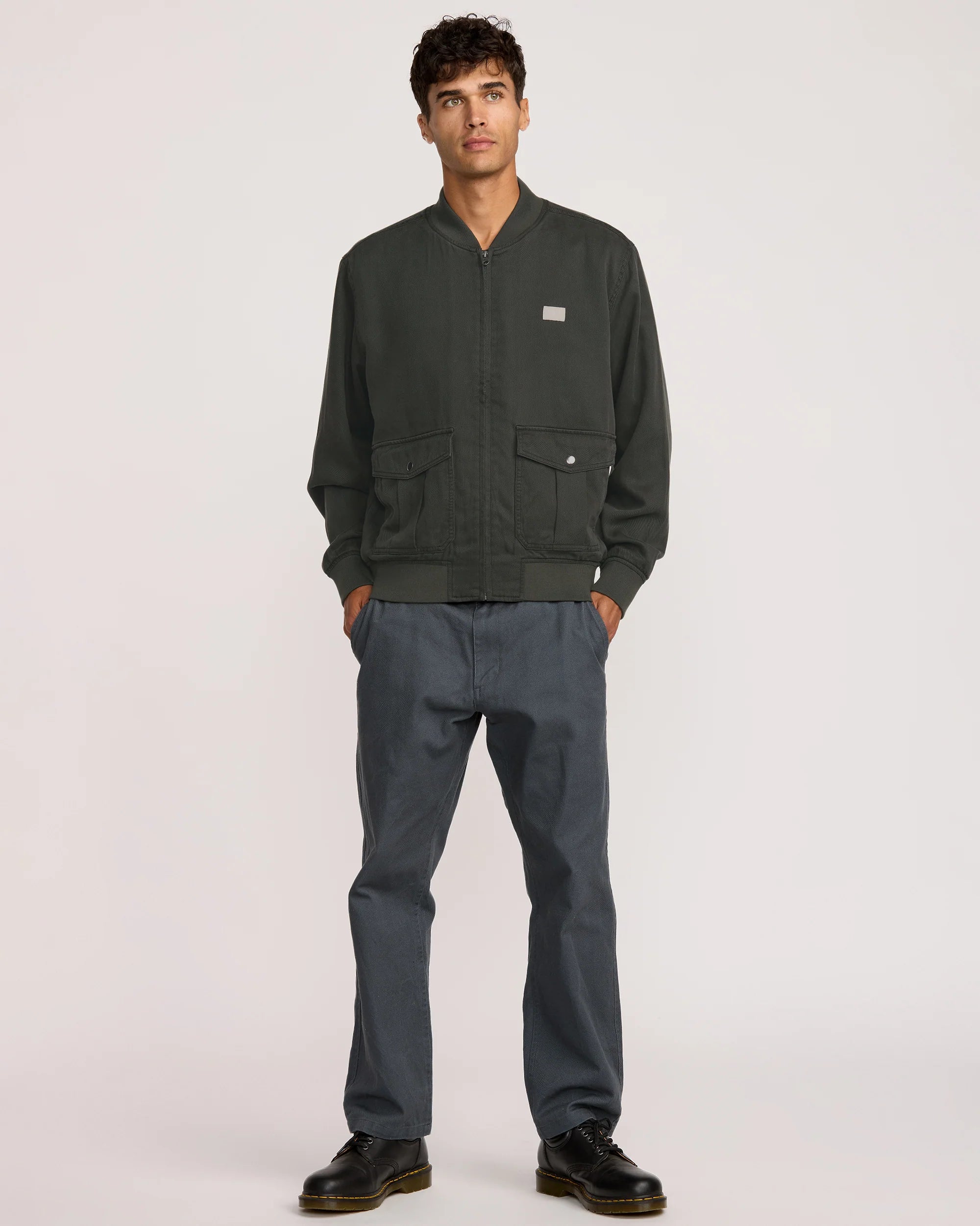 RVCA Vacancy Bomber 2 Full Zip Jacket - People Skate and Snowboard