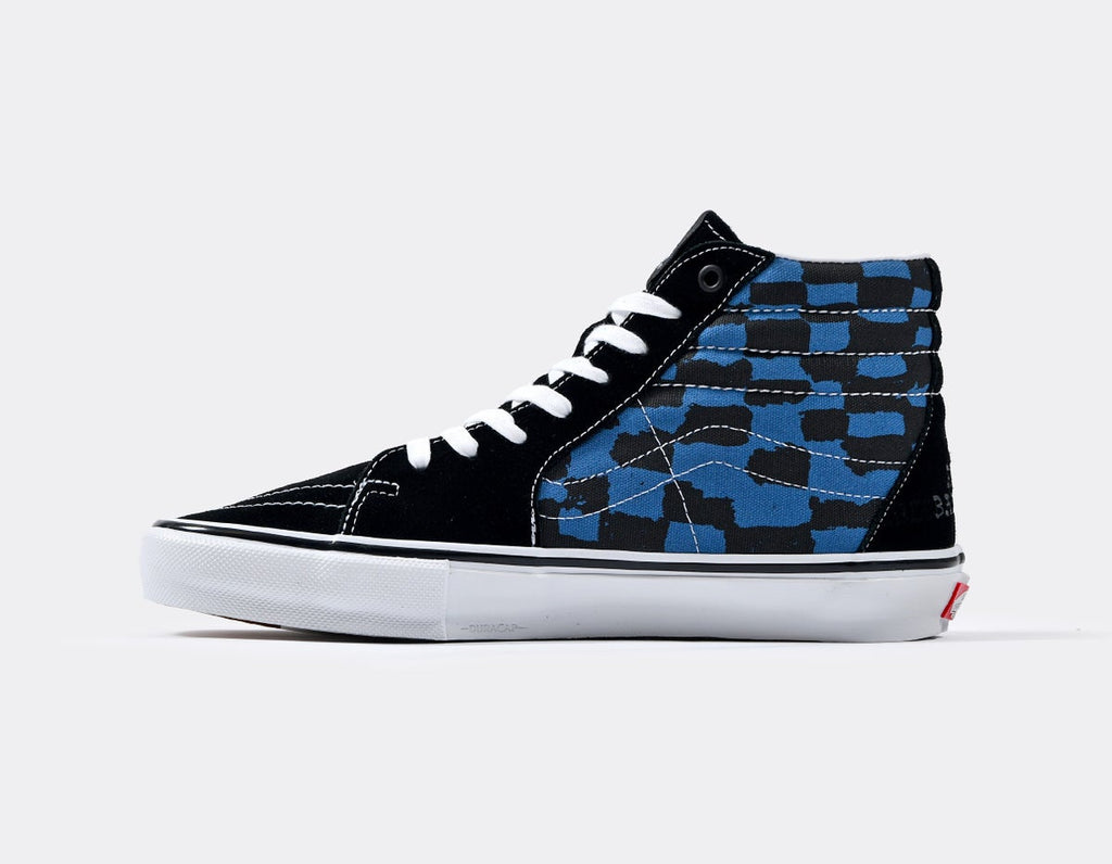 Vans X Krooked Sk8-Hi Skate Shoes - People Skate and Snowboard