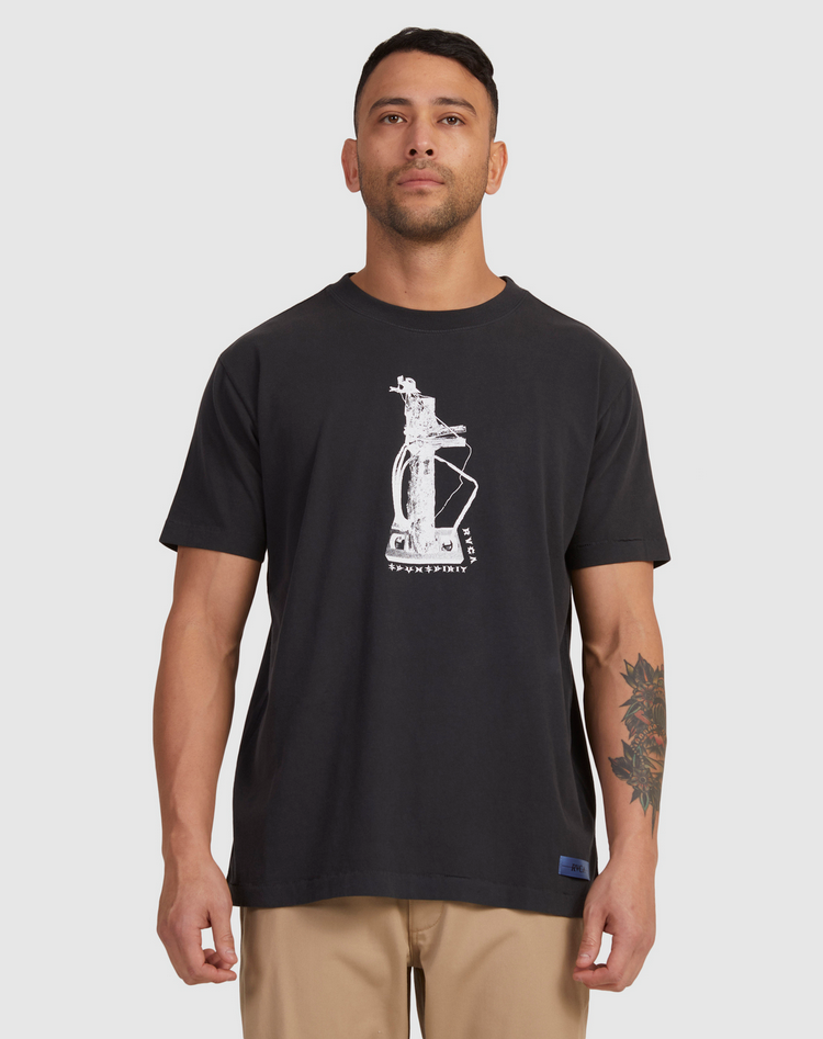 RVCA VHS Spirit Tee - People Skate and Snowboard