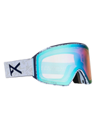 Anon Encounters with Lucas Beaufort M4 Goggles in LB Midnight Gus color, snow goggles with tinted lenses and adjustable strap.