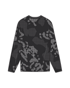 Black Bataleon Athlete Longsleeve for men, snowboarding softgoods, shown from the back with a snug fit and subtle branding.
