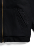 Men's Burton AG Toughy reversible full-zip hoodie in black and dirty money, featuring front pockets and a comfortable fit.