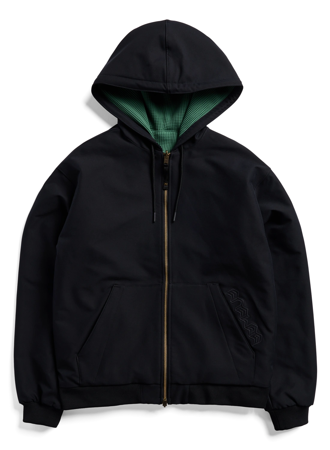 Men's Burton AG Toughy reversible full-zip hoodie in True Black and Dirty Money, featuring a cozy, versatile sweatshirt design.
