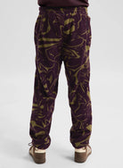 Men's Burton Cinder Pants in Liquid Bear Hug color, showing the waist detail and durable fabric for outdoor winter wear.