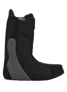 Black and white Burton Men's Waverange Plus Step On snowboard boots with reinforced ankle support and Burton branding.