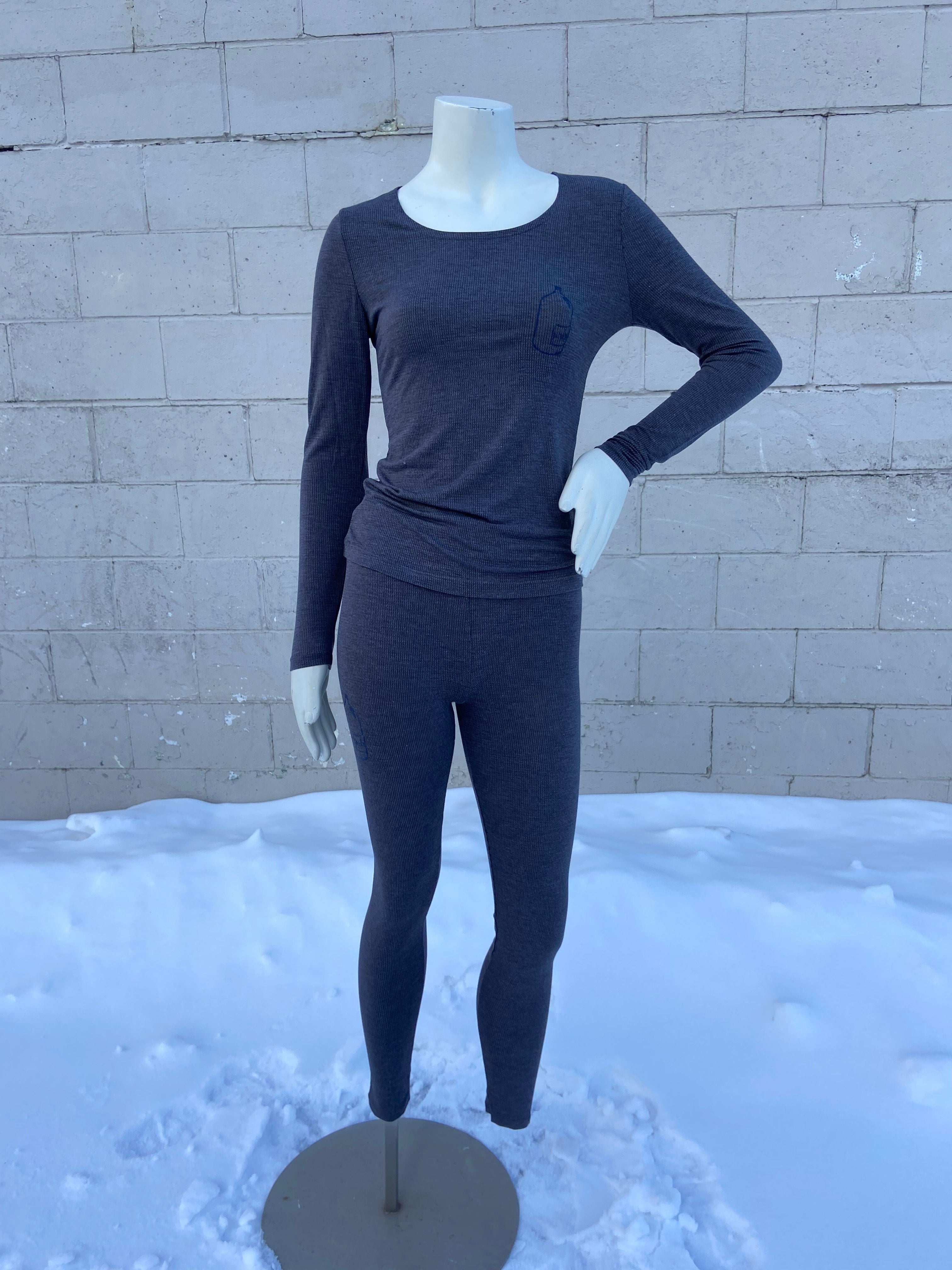 People Womens Milk Jug Midweight Base Layer Pants - People Skate and Snowboard