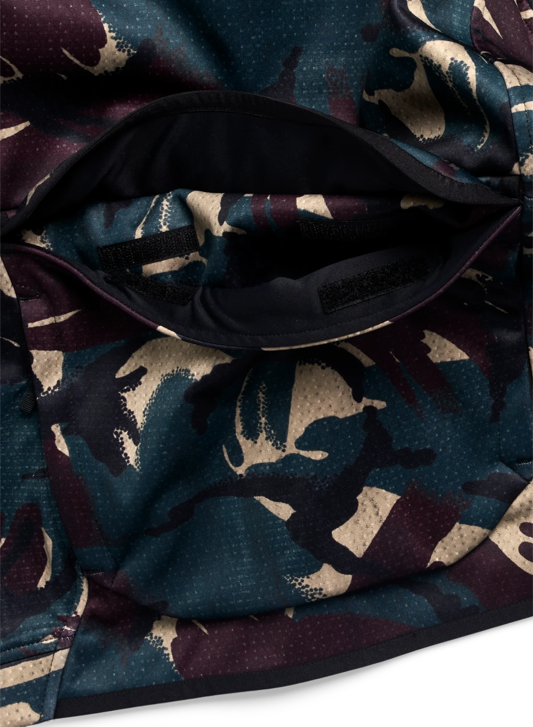 Burton Kids' Crown Weatherproof riding hoodie in seersucker camo, softshell jacket for outdoor winter activities.