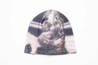 Public Disorder Skully Beanie in rose print, a stylish accessories beanie from Public Snowboards with a colorful, patterned design.