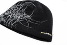 Black Public General Skully Beanie from Public Snowboards featuring a snug, stylish knit design for cold weather accessories.