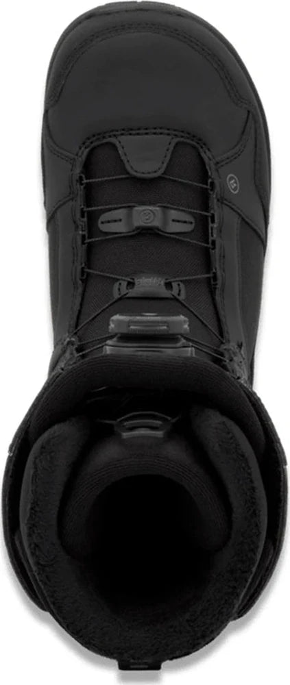 RIDE Anthem Black 2027 snowboard boots – top view