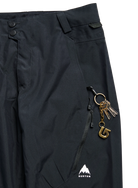 Women's Burton Reserve 2L Relaxed Pants in True Black, snow pants with front pockets and relaxed fit for winter outdoor activities.