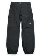 Women's Burton Reserve 2L Relaxed snow pants in True Black, featuring waterproof fabric and a comfortable fit for winter activities.