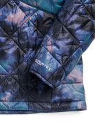 Women's Burton Reserve synthetic insulated hooded jacket in crystal dye, showing sleeve and cuff detail.