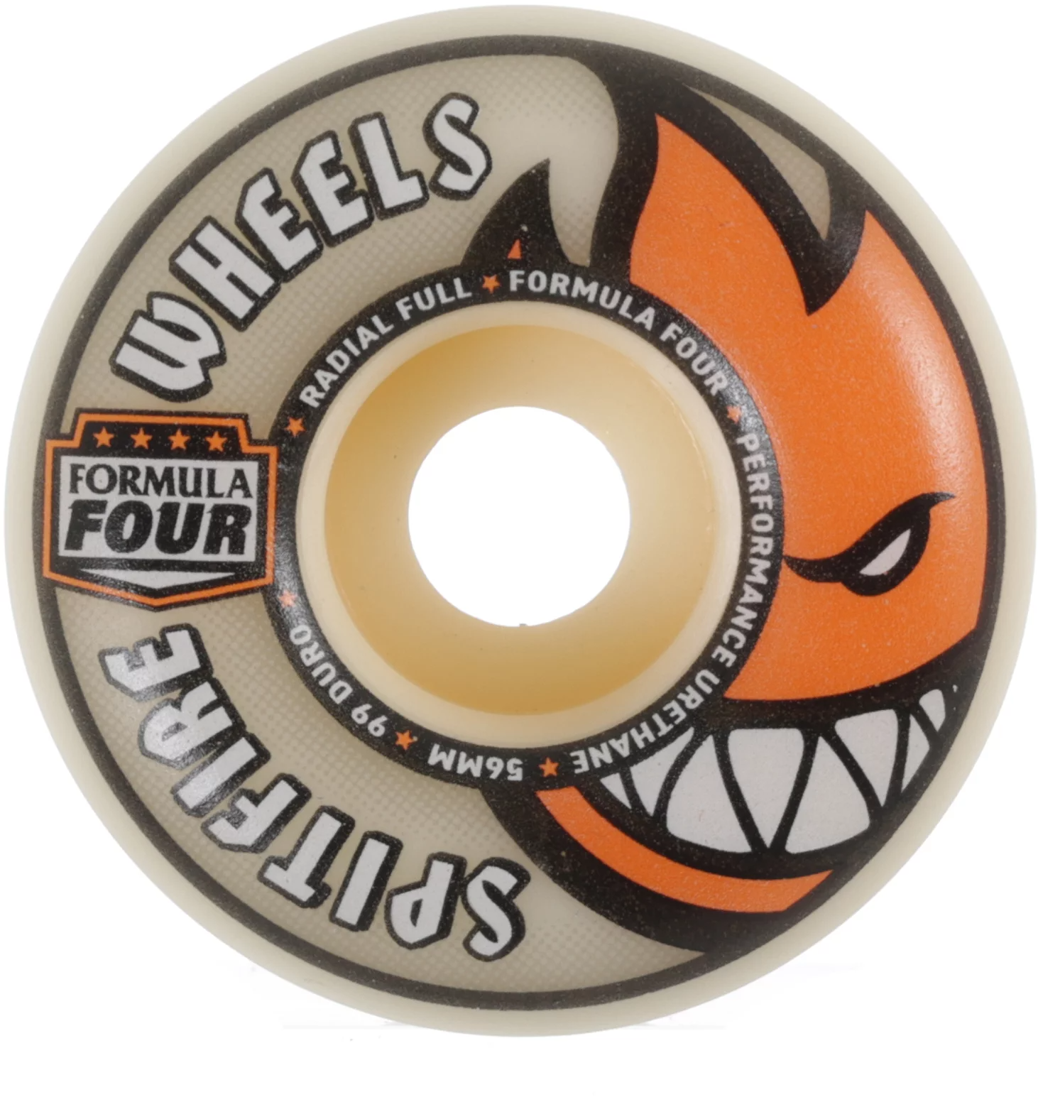 Spitfire Formula Four Radial Full 56mm Skateboard Wheels - People Skate and Snowboard
