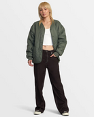RVCA Womens Non Negotiable Reversible Jacket - People Skate and Snowboard