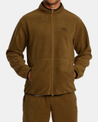 RVCA VA Essential Micro Fleece Zip Up - People Skate and Snowboard