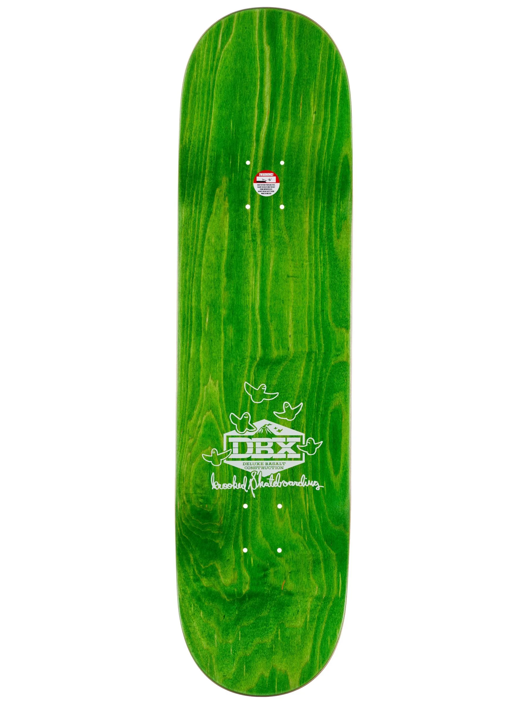 Krooked DBX Eyes Light Green Full SE Skate Deck 8.25" - People Skate and Snowboard