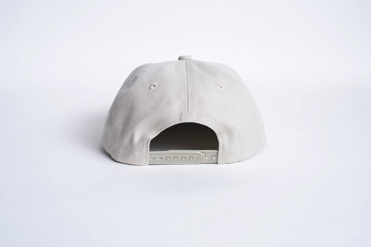 Autumn Canvas Six Panel Snapback hat in Nebulous design featuring a structured brim and adjustable strap, stylish accessory from Autumn Headwear.