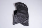 Grey Autumn Plush Hood from Autumn Headwear, a cozy face protection accessory designed for snow and winter outdoor activities.