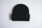 Black Autumn Select Solid Beanie from Autumn Headwear, soft knit accessory perfect for cold weather.