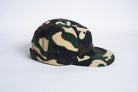 Autumn Headwear six-panel fleece cap in camouflage, stylish accessory with a snug fit and bold camo pattern.