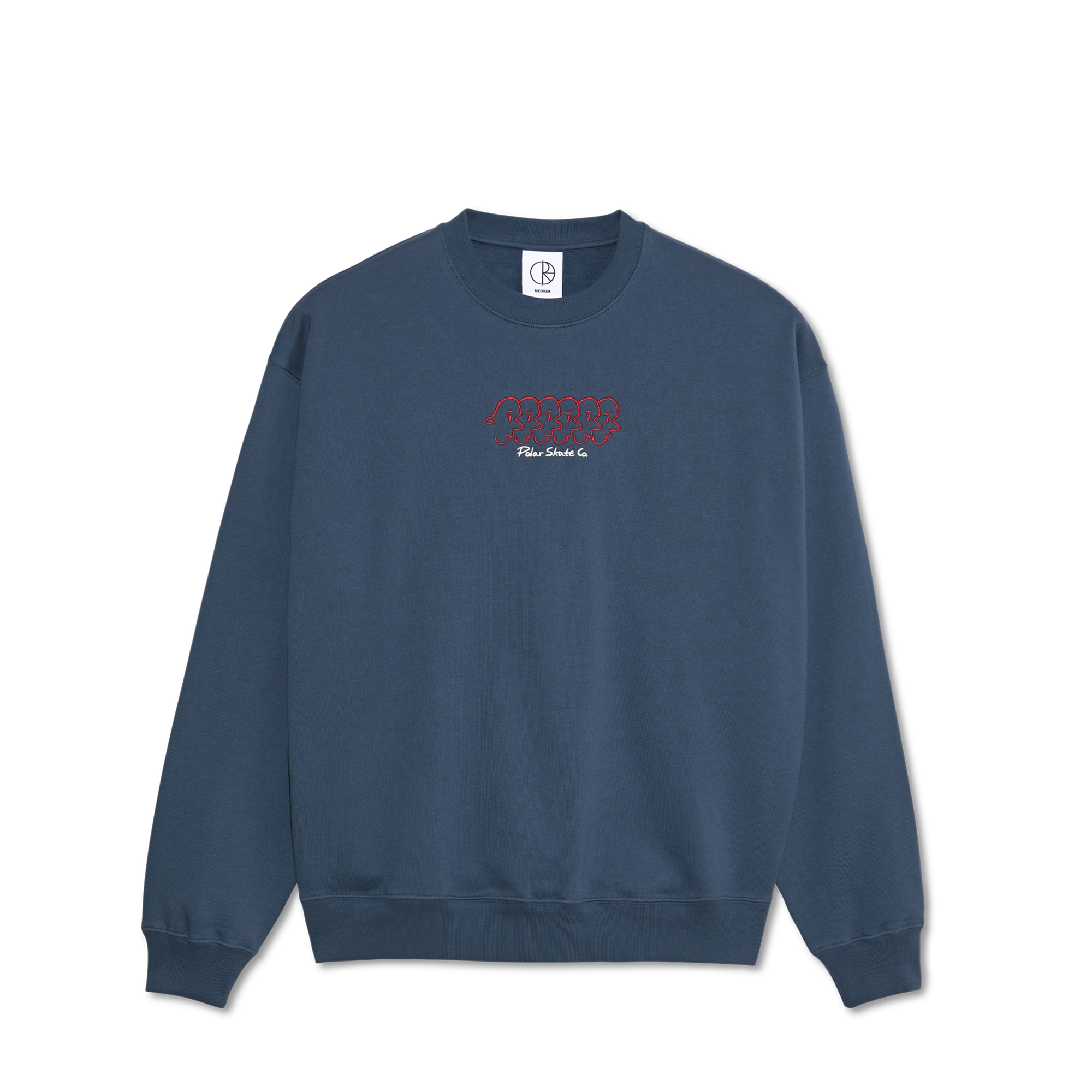 Polar Skate Co. Dave Faces Crewneck - People Skate and Snowboard