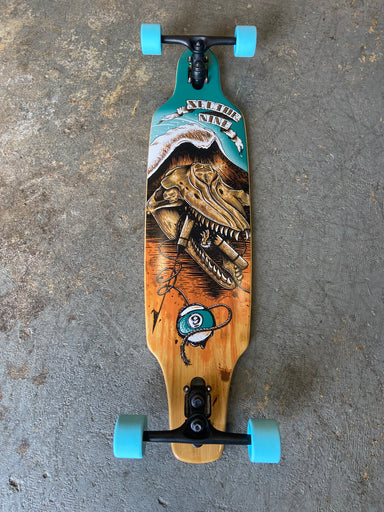 Sector 9 Mini Lookout Wreckage Complete - People Skate and Snowboard