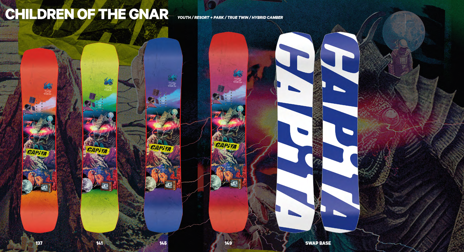 Capita Children of the Gnar Youth Snowboard 2024/25 - People Skate and Snowboard