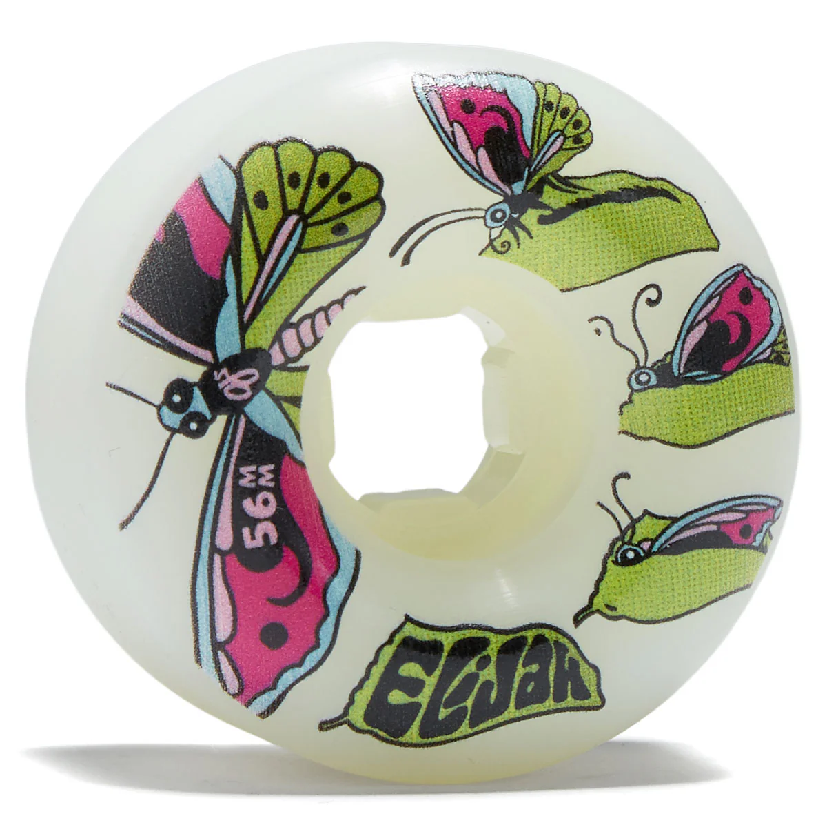 OJ Wheels Elijah Akerley Chrysalis Chubbies 99a 56mm Skateboard Wheels - People Skate and Snowboard
