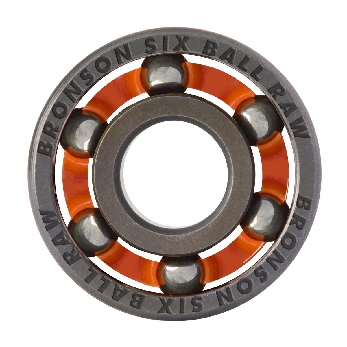 Bronson Speed Co. 6-Ball Raw Skateboard Bearings - view 4