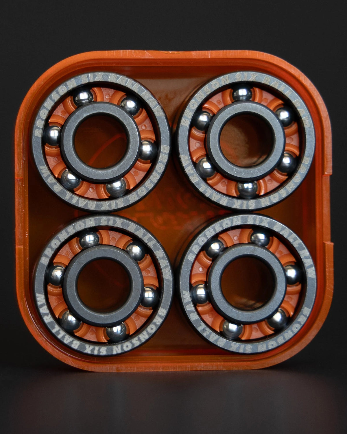 Bronson Speed Co. 6-Ball Raw Skateboard Bearings - view 8