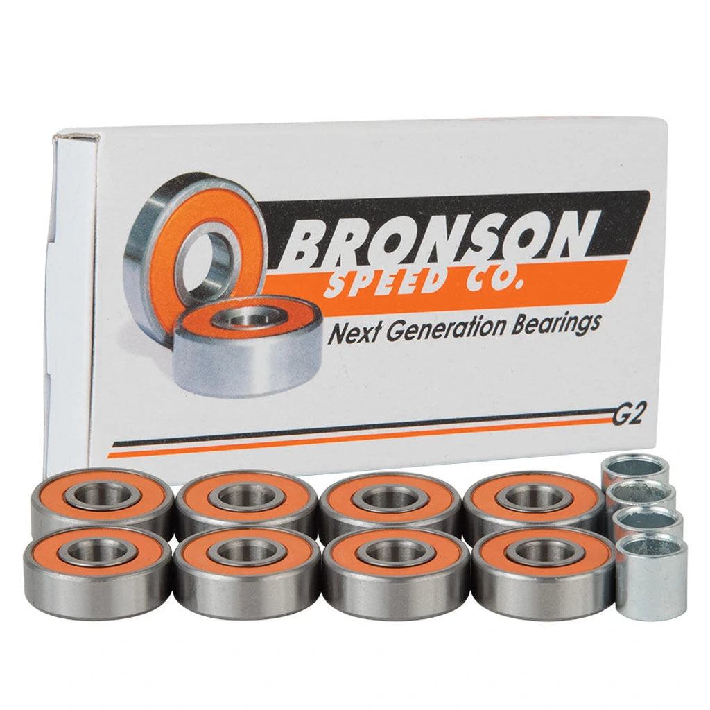 Bronson Speed Co. G2 skateboard bearings in package