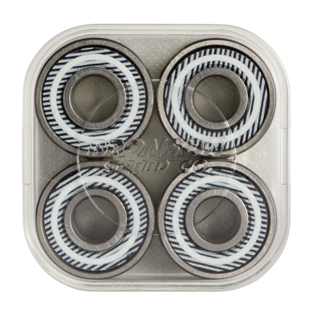 Bronson Speed Co. Mason Silva G3 skateboard bearings in branded packaging