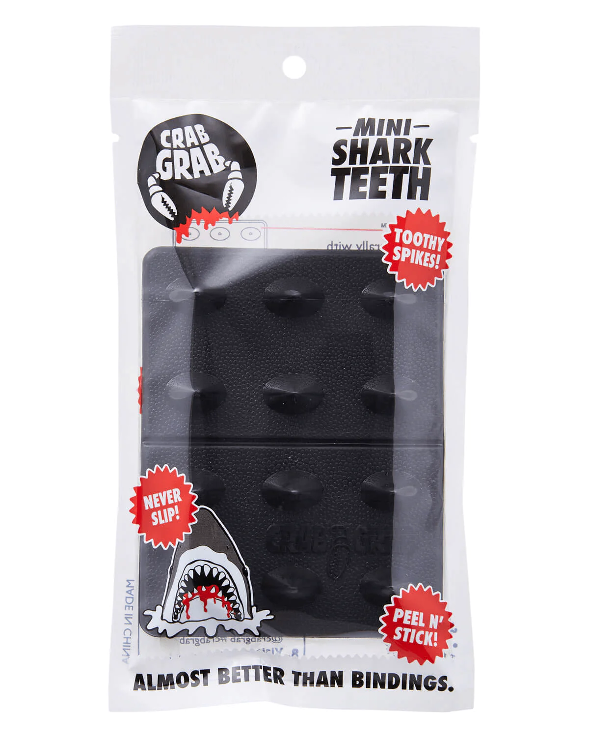 Crab Grab Mini Shark Teeth Stomp Pad - People Skate and Snowboard