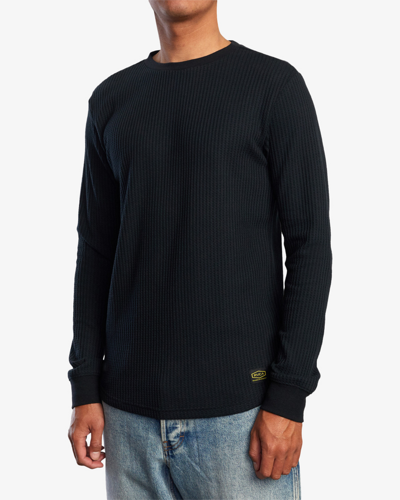 RVCA Day Shift Long Sleeve Thermal Shirt - People Skate and Snowboard