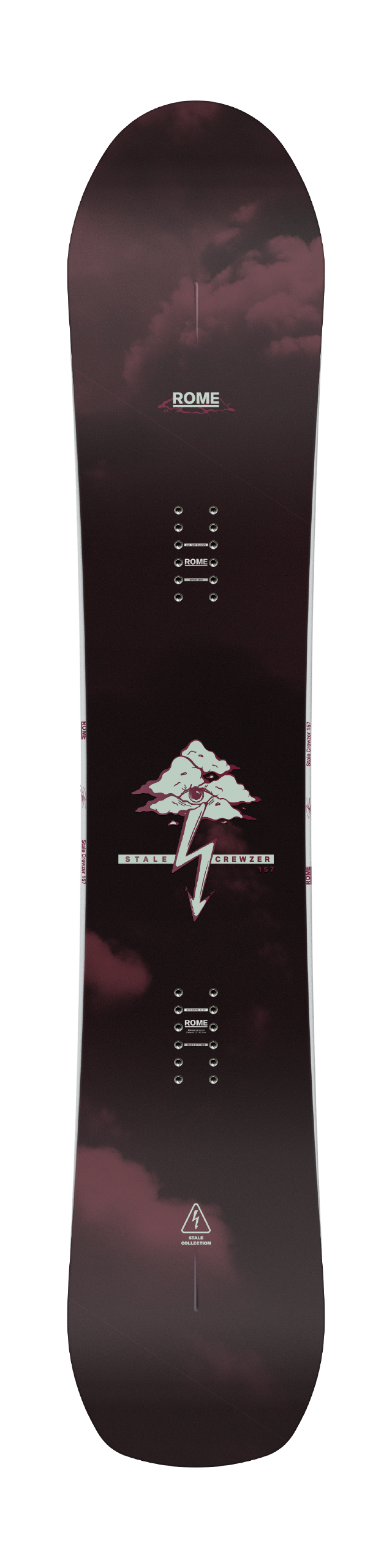 Rome Stale Crewzer Snowboard 2026 - People Skate and Snowboard