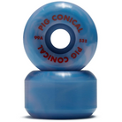 Pig Wheels Conical Swirl Blue Pink 99a 53mm Skateboard Wheels - People Skate and Snowboard