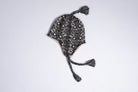 Corduroy Headwear natural corduroy doily ear flap beanie, cozy winter accessory with ear protection and stylish design.
