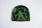 Black Corduroy FNG beanie by Reid Smith, stylish accessories headwear with soft corduroy fabric and snug fit.