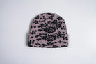 Pink Corduroy Lace Beanie by Corduroy Headwear, featuring textured fabric and delicate lace detailing for stylish warmth.