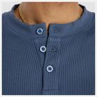 New Balance Numeric Waffle Knit Long Sleeve Henley - People Skate and Snowboard