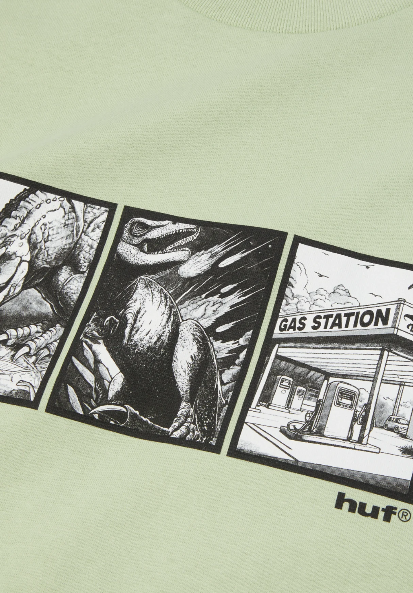 Huf Fossil Fuel T-shirt - People Skate and Snowboard