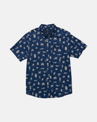 RVCA Sea Life Short Sleeve Button Up Shirt - People Skate and Snowboard
