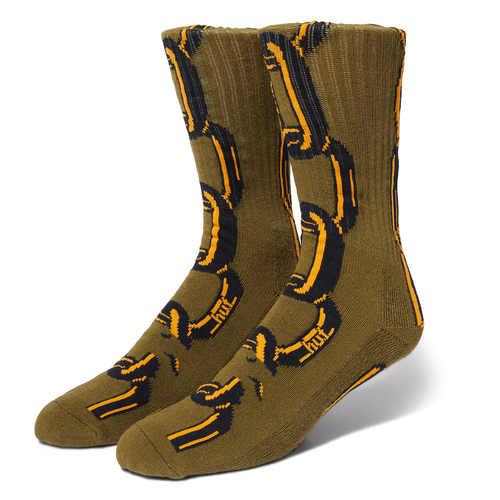 Huf Linked Crew Sock - People Skate and Snowboard