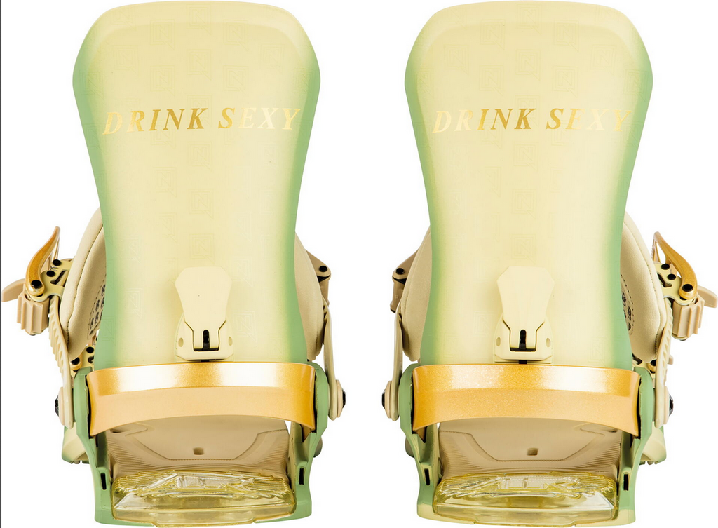 Nitro x Drink Sexy One Snowboard Bindings 2024 - People Skate and Snowboard