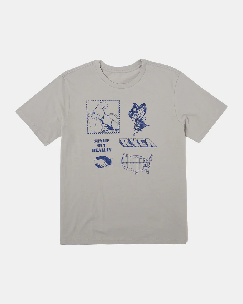 RVCA Stamp Out Tee - People Skate and Snowboard