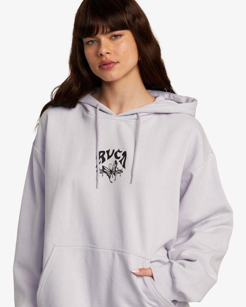 RVCA Womens Baggie BF Hoodie - People Skate and Snowboard