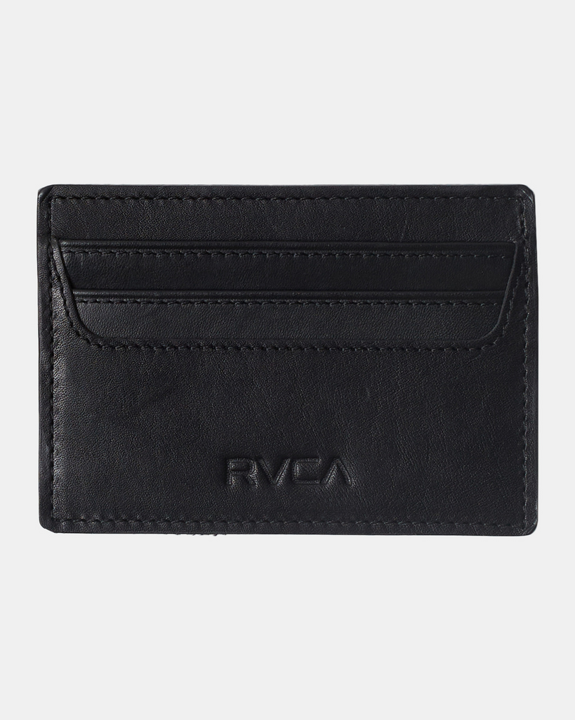 RVCA Balboa Leather Card Wallet - People Skate and Snowboard